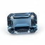 London Blue topaz 1PC Large 10x12 MM Emerald Faceted Blue High-Quality Semi Precious Loose Gems