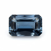 London Blue topaz 1PC Medium 8x10 MM Emerald Faceted Blue Lustrous Semi Precious Loose Gemstone