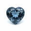 London Blue topaz 1PC Chunky 13x13 MM Heart Faceted Blue Natural Semi Precious Gems