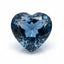 London Blue topaz 1PC Chunky 15x15 MM Heart Faceted Blue Superior Semi Precious Loose Gemstone