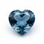 London Blue topaz 1PC Small 7x7 MM Heart Faceted Blue Splendid Semi Precious Loose Gemstone