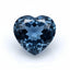 London Blue topaz 1PC Small 8x8 MM Heart Faceted Blue Luster Semi Precious Loose Gemstones