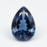 London Blue topaz 1PC Chunky 12x16 MM Pear Faceted Blue Brilliant Semi Precious Loose Gems