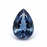 London Blue topaz 1PC Medium 7x10 MM Pear Faceted Blue High-Quality Semi Precious Loose Gemstones