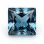 London Blue topaz 1PC Chunky 14x14 MM Square Faceted Blue Genuine Semi Precious Loose Gems