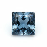 London Blue topaz 1PC Tiny 6x6 MM Square Faceted Blue Polished Semi Precious Loose Gems