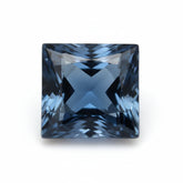 London Blue topaz 1PC Small 7x7 MM Square Faceted Blue Splendid Semi Precious Loose Gemstone