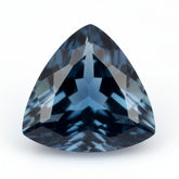 London Blue topaz 1PC Large 12x12 MM Triangle Faceted Blue High-Quality Semi Precious Loose Gemstones