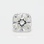 Lab Grown Diamond 1PC Small 7x7 MM Cushion Faceted White Splendid Man Made Loose Gemstone