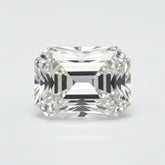 Lab Grown Diamond 1PC Chunky 13x18 MM Emerald Faceted White Sparkling Man Made Loose Gemstone