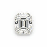 Lab Grown Diamond 1PC Tiny 4x6 MM Emerald Faceted White Splendid Man Made Loose Gemstone