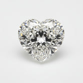 Lab Grown Diamond 1PC Chunky 16x16 MM Heart Faceted White Pure Man Made Loose Gemstones