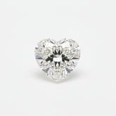 Lab Grown Diamond 1PC Tiny 5x5 MM Heart Faceted White Sparkling Man Made Gems