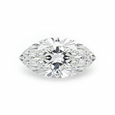 Lab Grown Diamond 1PC Small 5x10 MM Marquise Faceted White Pure Man Made Loose Gems
