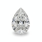 Lab Grown Diamond 1PC Large 10x14 MM Pear Faceted White Splendid Man Made Loose Gemstone