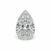 Lab Grown Diamond 1PC Tiny 3x5 MM Pear Faceted White Shine Man Made Loose Gemstones