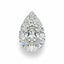 Lab Grown Diamond 1PC Small 6x9 MM Pear Faceted White Genuine Man Made Loose Gemstones