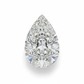 Lab Grown Diamond 1PC Small 6x9 MM Pear Faceted White Genuine Man Made Loose Gemstones