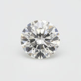 Lab Grown Diamond 1PC Small 8x8 MM Round Faceted White Luster Man Made Loose Gemstones