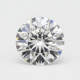 Lab Grown Diamond 1PC Medium 9x9 MM Round Faceted White Lustrous Man Made Gems