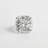 Lab Grown Diamond 1PC Large 11x11 MM Square Faceted White Fine Man Made Loose Gemstone