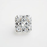 Lab Grown Diamond 1PC Small 8x8 MM Square Faceted White Luster Man Made Loose Gemstones