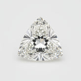 Lab Grown Diamond 1PC Large 11x11 MM Triangle Faceted White Fine Man Made Loose Gemstone