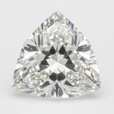 Lab Grown Diamond 1PC Chunky 16x16 MM Triangle Faceted White Pure Man Made Loose Gemstones