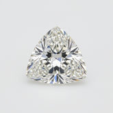Lab Grown Diamond 1PC Small 8x8 MM Triangle Faceted White Luster Man Made Loose Gemstones