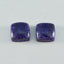Lapis Lazuli 1PC Large 11x11 MM Cushion Cabochon Blue Luster semi Precious Loose Gems