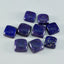 Lapis Lazuli 10PC Tiny 4x4 MM Cushion Cabochon Blue Superior semi Precious Gems