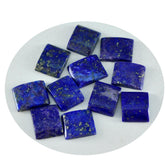 Lapis Lazuli 10PC Tiny 4x6 MM Emerald Cabochon Blue Luster semi Precious Loose Gems