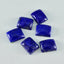 Lapis Lazuli 1PC Medium 7x10 MM Emerald Cabochon Blue Natural semi Precious Gems