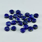 Lapis Lazuli 10PC Tiny 3x3 MM Heart Cabochon Blue Lustrous semi Precious Gems