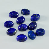Lapis Lazuli 10PC Tiny 4x6 MM Oval Cabochon Blue Natural semi Precious Semi Precious Gemstone