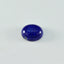 Lapislazuli, 1 Stück, groß, 9 x 11 mm, ovaler Cabochon, blau, poliert, Halbedelstein