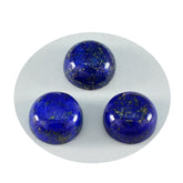 Lapis Lazuli 1PC Large 10x10 MM Round Cabochon Blue Superior semi Precious Gems