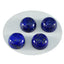 Lapis Lazuli 1PC Small 8x8 MM Round Cabochon Blue Natural semi Precious Semi Precious Gemstone
