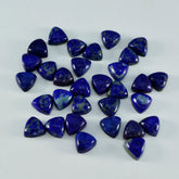 Lapis Lazuli 10PC Tiny 5x5 MM Triangle Cabochon Blue Pure semi Precious Loose Gemstones