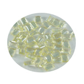 Lemon Quartz 10PC Tiny 3x5 MM Emerald Faceted Yellow Superior Semi Precious Gems