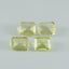 Lemon Quartz 1PC Large 10x12 MM Emerald Faceted Yellow Fine Semi Precious Loose Gemstone