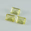 Lemon Quartz 1PC Large 10x14 MM Emerald Faceted Yellow High Quality Semi Precious Loose Gemstones