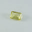 Lemon Quartz 1PC Chunky 12x16 MM Emerald Faceted Yellow Natural Semi Precious Gems