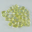 Lemon Quartz 10PC Tiny 3x5 MM Emerald Faceted Yellow Superior Semi Precious Gems