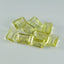 Lemon Quartz 1PC Tiny 5x7 MM Emerald Faceted Yellow Fiery Semi Precious Loose Gemstone
