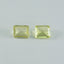 Lemon Quartz 1PC Large 9x11 MM Emerald Faceted Yellow Lustrous Semi Precious Gems