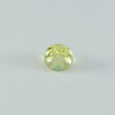 Lemon Quartz 1PC Chunky 14x14 MM Round Faceted Yellow Genuine Semi Precious Loose Gemstones