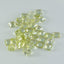 Lemon Quartz 10PC Tiny 4x4 MM Square Faceted Yellow Brilliant Semi Precious Loose Gems