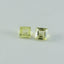 Lemon Quartz 1PC Medium 9x9 MM Square Faceted Yellow Lustrous Semi Precious Loose Gemstone