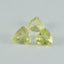 Lemon Quartz 10PC Tiny 5x5 MM Triangle Faceted Yellow Sparkling Semi Precious Loose Gemstone